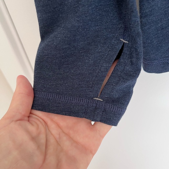 TASC Bamboo Cotton Carrollton Hoodie "Logo" Size XL Heather Blue NWT Mens Tennis - Picture 9 of 12